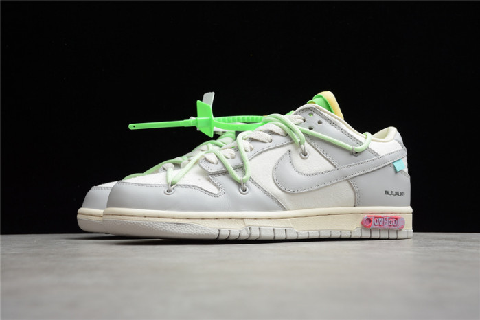 OFW X NIKE DUNK LOW “lot 07 OF 50” DM1602-108